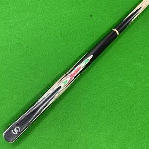 Cuephoria Silver Series 3/4 Snooker Pool Cue 9.5mm Tip, 18.8oz, 58" Long